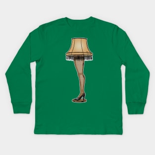 Leg Lamp Kids Long Sleeve T-Shirt